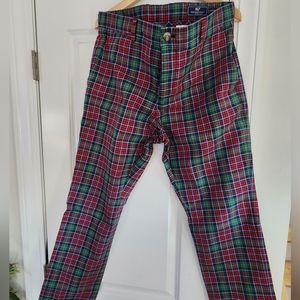 Vineyard vines Christmas plaid pants